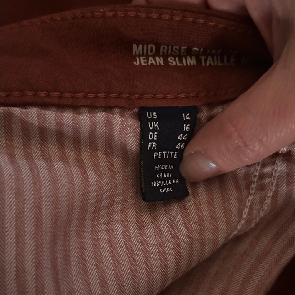 Rust Red Jeans - Picture 5 of 6